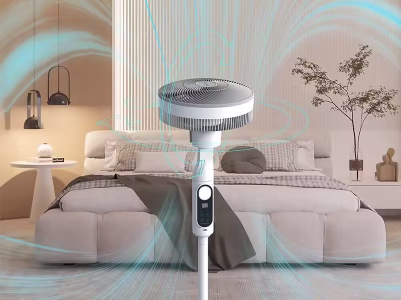 Rechargeable Solar Fan