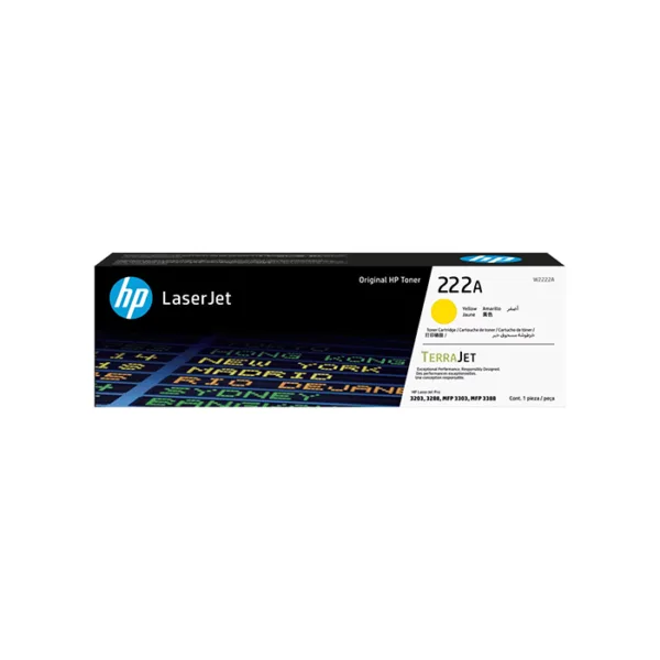 HP 222A Yellow Cartridge (W2222A)